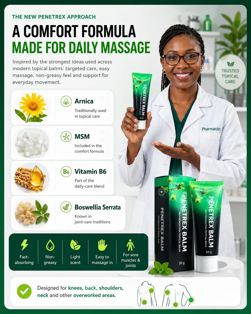 Penetrex Balm formula and topical care properties